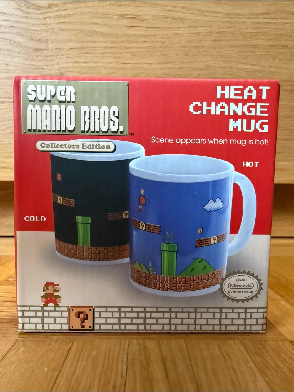 Nintendo Super Mario Bros. Heat Change Mug Collectors Edition